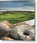 Writing On Stone Provincial Park Alberta Metal Print