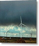 Wyoming Wind Farm Metal Print