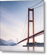 Xihou Bridge & Moon Bay Metal Print