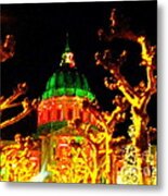 X'mas Symphony  In  Sf Metal Print