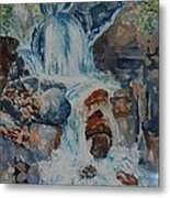 Yosemite Falls Metal Print