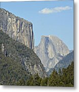Yosemite's Half Dome From Afar Metal Print