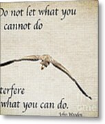 You Can Do It Metal Print