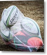 You Gotta Have Balls To Play Rugby Metal Print
