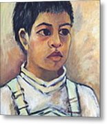 Young Mexican Boy Metal Print