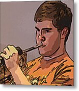 Young Musicians Impression # 33 Metal Print