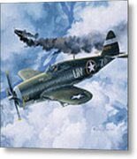 Zemke's Thunder Metal Print