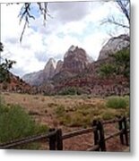 Zion Meadow Metal Print