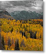 Zirkel Mountain Range Metal Print