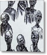 Zombies Metal Print