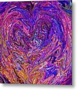 Love From The Ripple Of Thought  V 6 Metal Print