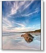 Welsh Coast - Porth Colmon Metal Print