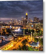Atlanta Skyline Metal Print