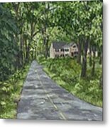 Down A Country Road #1 Metal Print