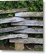 Fence Weave Metal Print