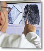 Fingerprint Analysis #1 Metal Print