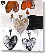 Five Of Spades 20-52 #1 Metal Print