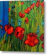 French Poppies #1 Metal Print