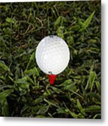 Golf Ball #1 Metal Print