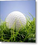 Golfball #1 Metal Print