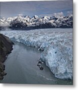 Hubbard Glacier Encroaching On Gilbert #1 Metal Print