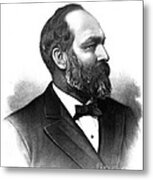 James A. Garfield, 20th American #1 Metal Print