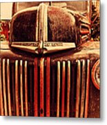 Nostalgic Rusty Old Ford Truck . 7d10281 Metal Print