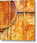 Rusty Gate Detail #1 Metal Print