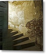 Staircase Down Into The Demilune Metal Print