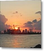 #sunset #sunrise #sun #tflers #pretty #1 Metal Print