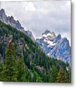 Teewinot And Mount Owen From The #1 Metal Print