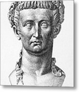 Tiberius (42 B.c.- 37 A.d.) #1 Metal Print