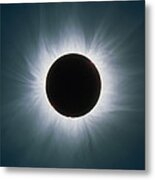 Total Solar Eclipse With Corona #1 Metal Print