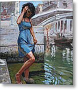 Viola In Venice #1 Metal Print