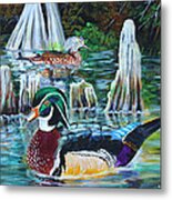 Woodies On The Bayou #1 Metal Print