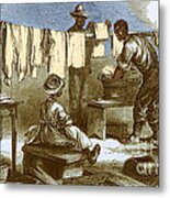 Slaves In Union Camp #2 Metal Print