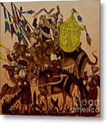 Turkish Muslims The Crusades #3 Metal Print