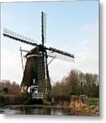 Windmill In Amsterdam #2 Metal Print