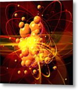 Subatomic Particles Abstract #20 Metal Print