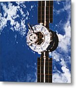 A Satellite Orbiting Above The Earth #3 Metal Print