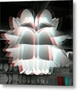 #3-d #3d #lamp #light #color #white #3 Metal Print