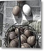 Eggs #3 Metal Print
