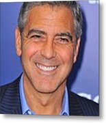 George Clooney At Arrivals For The Ides #3 Metal Print