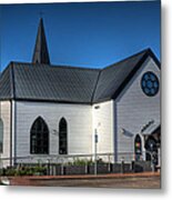 Norwegian Church Cardiff Bay #3 Metal Print