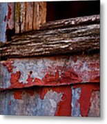 Red Shed Series #3 Metal Print