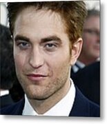 Robert Pattinson At Arrivals For The #3 Metal Print