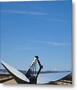 Solar Parabolic Mirror, California, Usa #3 Metal Print