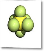 Sulphur Hexafluoride Molecule #3 Metal Print