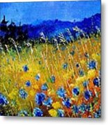 Blue Cornflowers #4 Metal Print