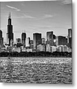 Chicago Skyline #4 Metal Print